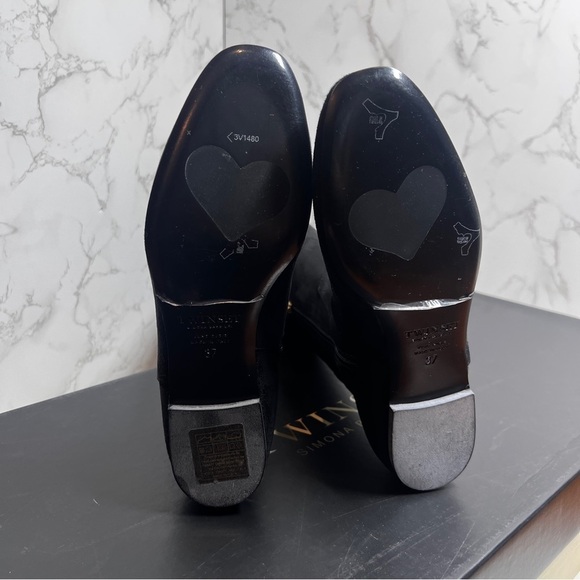 Twinset Milano Over the Knee Suede Boots size 37 US 6.5 retail $635 - Picture 3 of 7